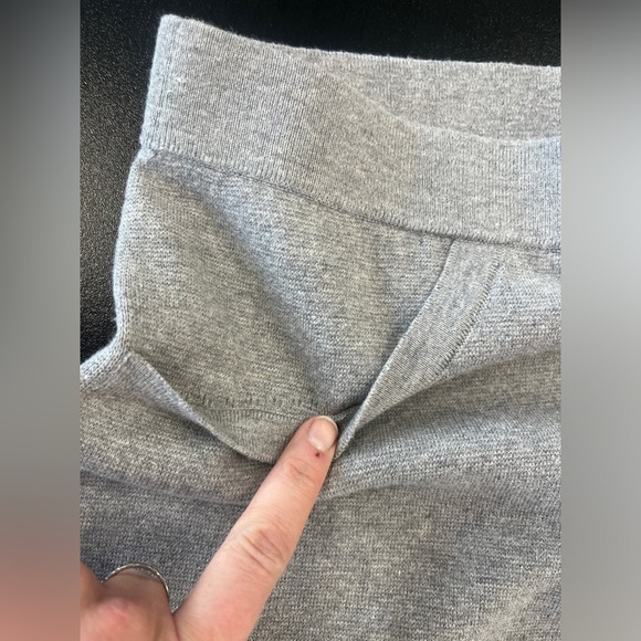 GC Fontana Cashmere Silk Wool Blend Wide Leg Pull On Cropped Knit Pants - Picture 7 of 8